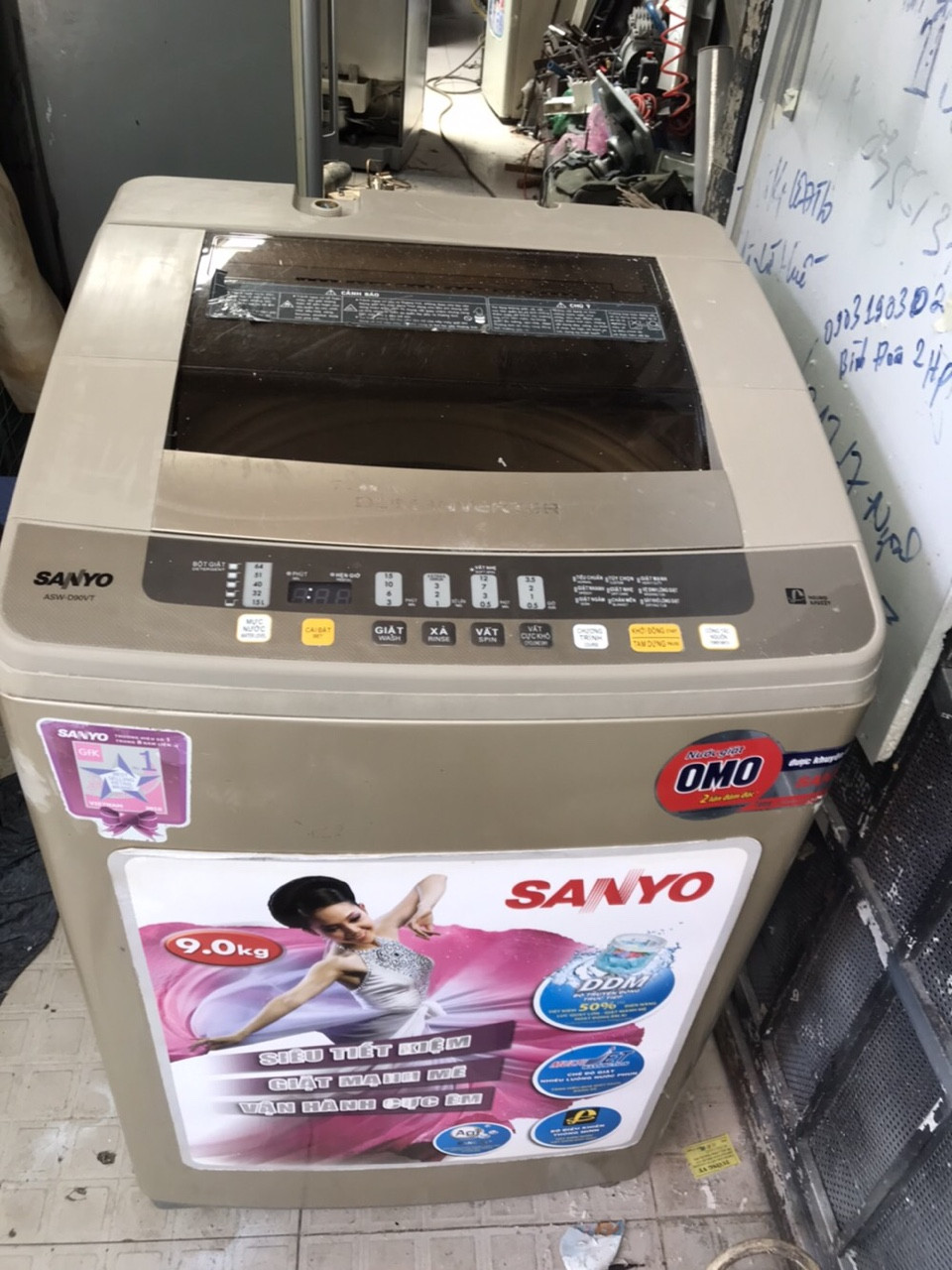 Máy giặt Sanyo cũ